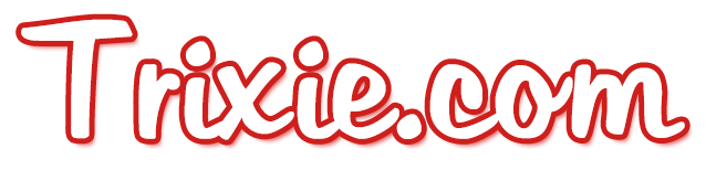 red stroke Trixie.com logo